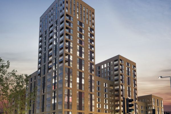 Western Circus London Image Dusk CGI LR